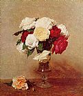 Roses in a Stemmed Glass